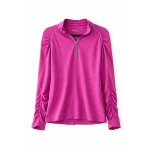 Zella Pink Quarter Zip Performance Pullover Size M Athleisure Workout
